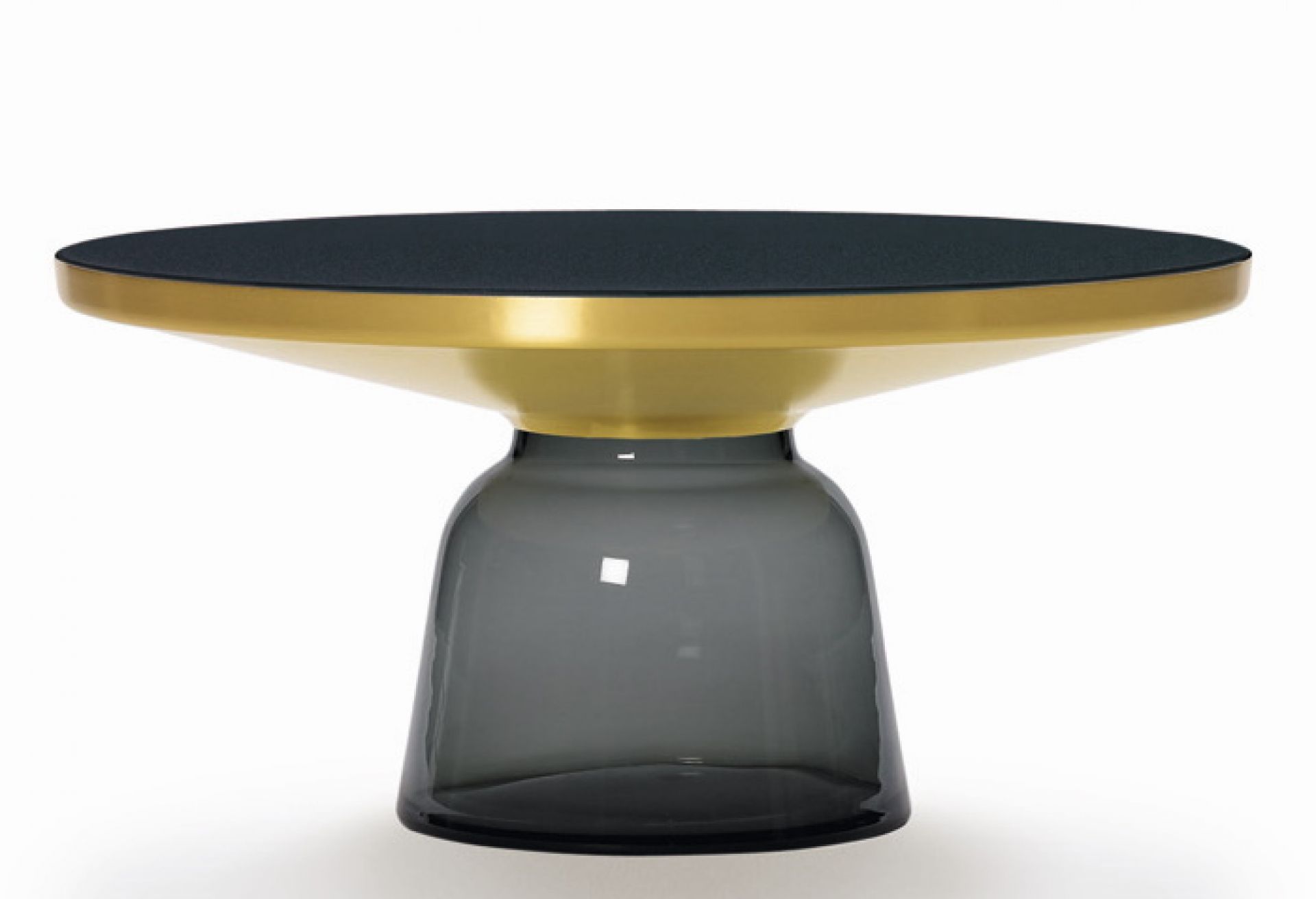 Bell Coffee Table Couchtisch Messing Quarz-grau ClassiCon EINZELSTÜCK